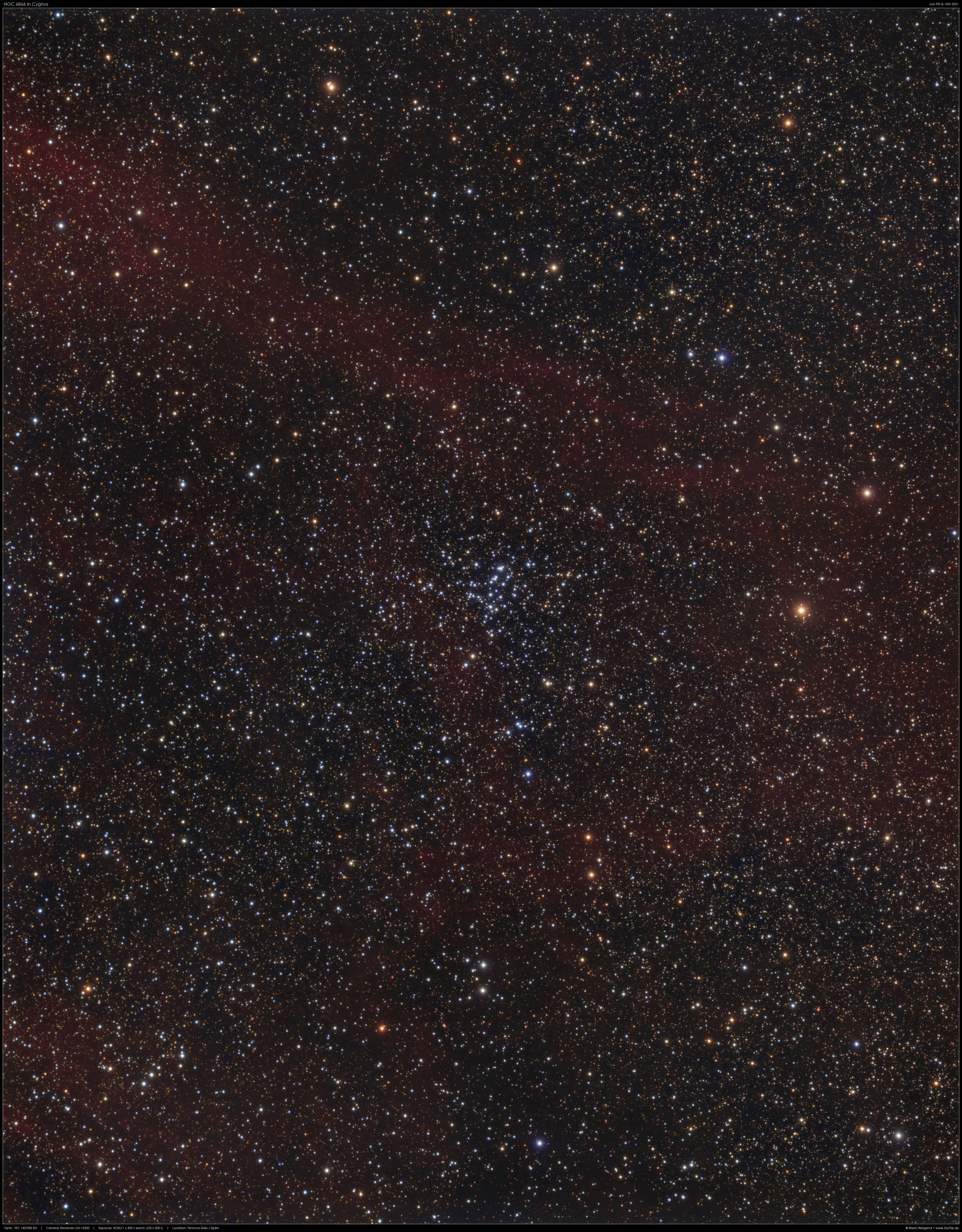 NGC 6866 im Schwan