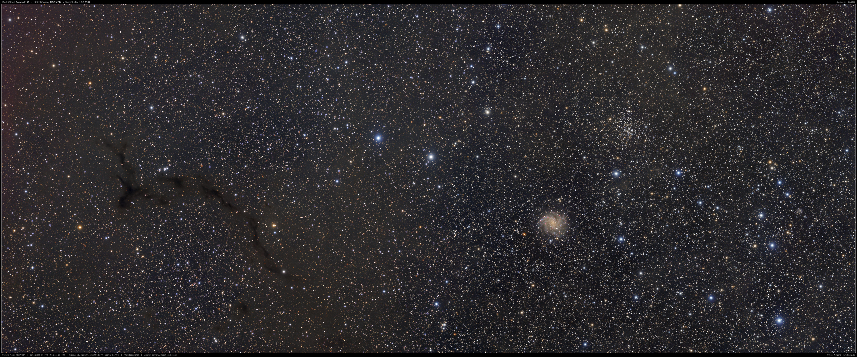 Spiralgalaxie NGC 6946 & mehr