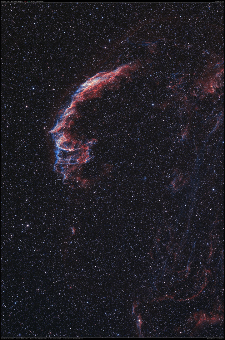 Ostteil des Zirrusnebel - NGC 6992