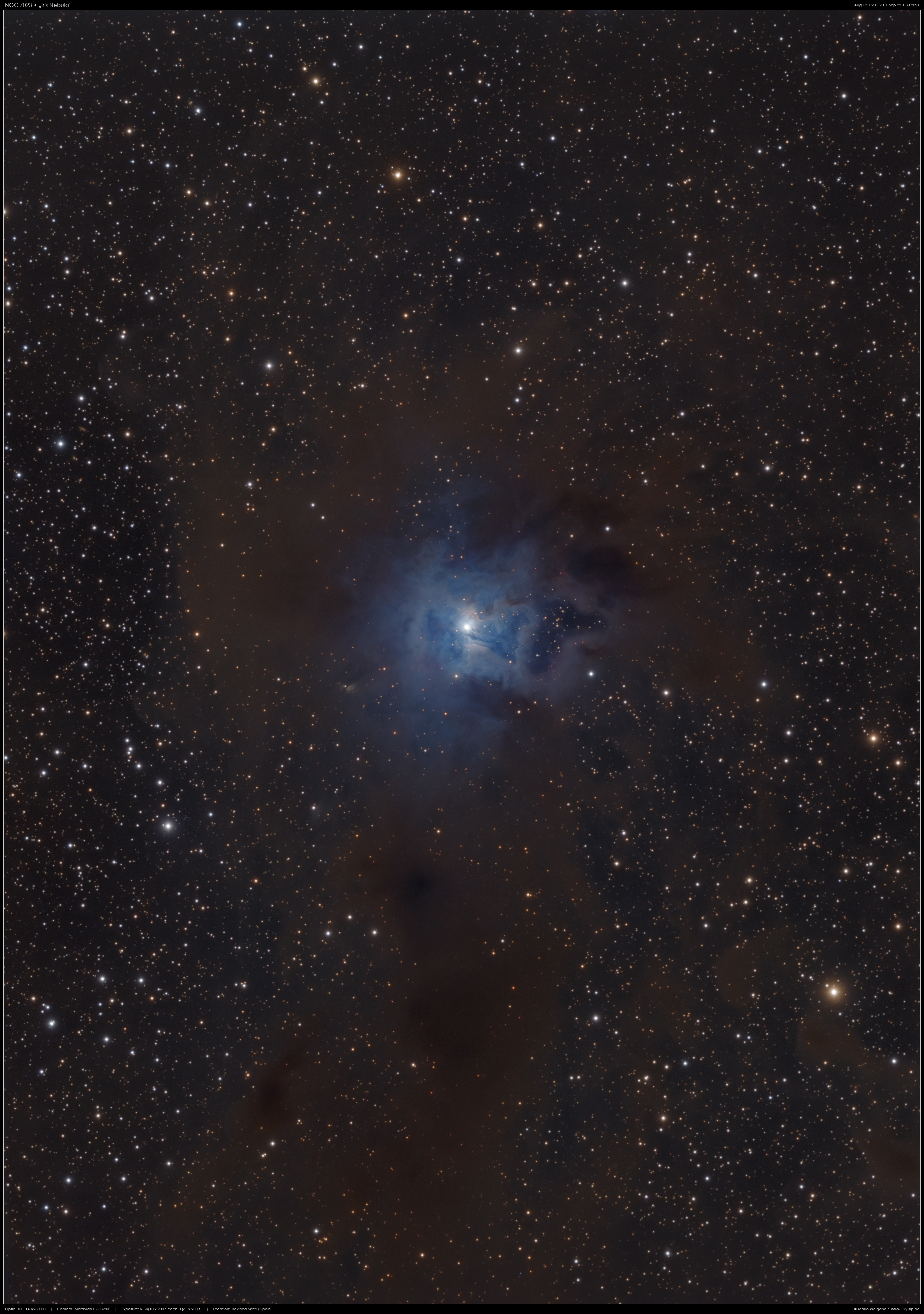 NGC 7023 Der Irisnebel