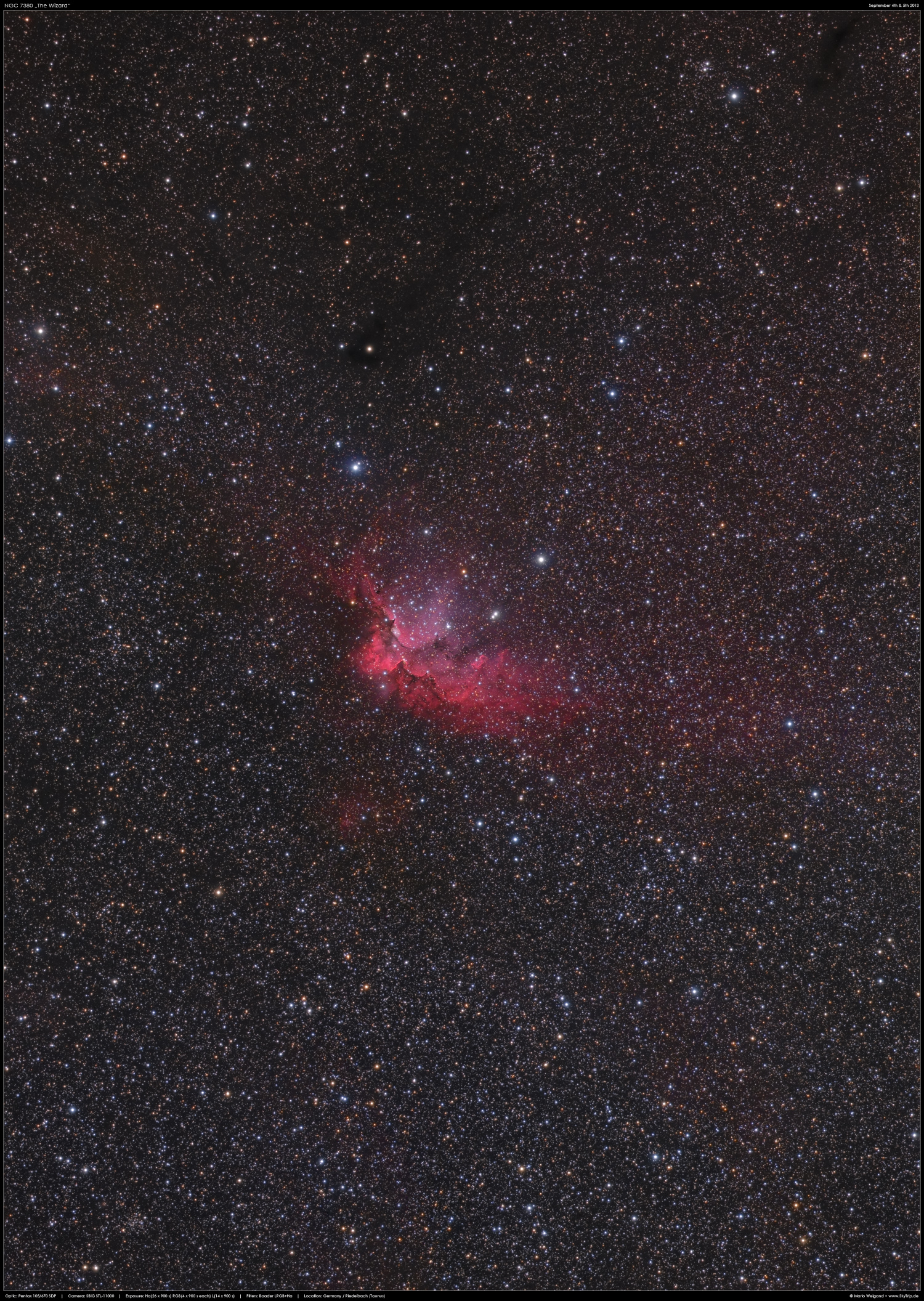 NGC 7380 / LBN 506 / LBN 511