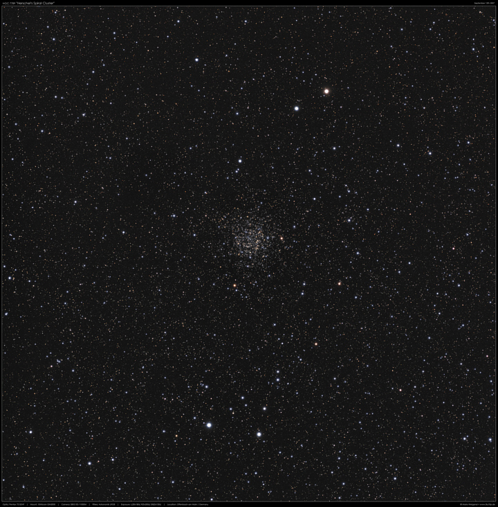 NGC 7789 Herschels Spiralhaufen