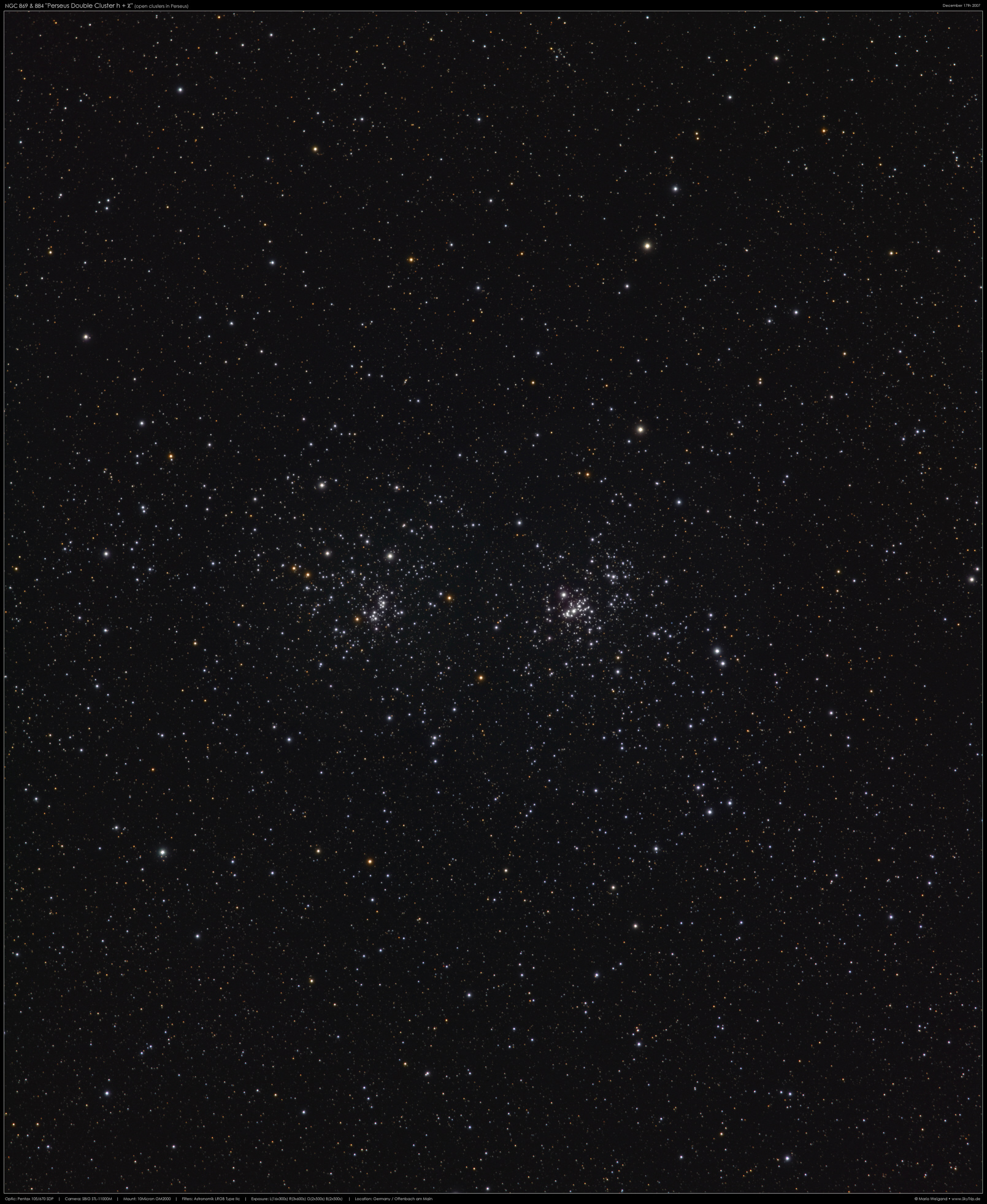 NGC 884/869 Double Cluster