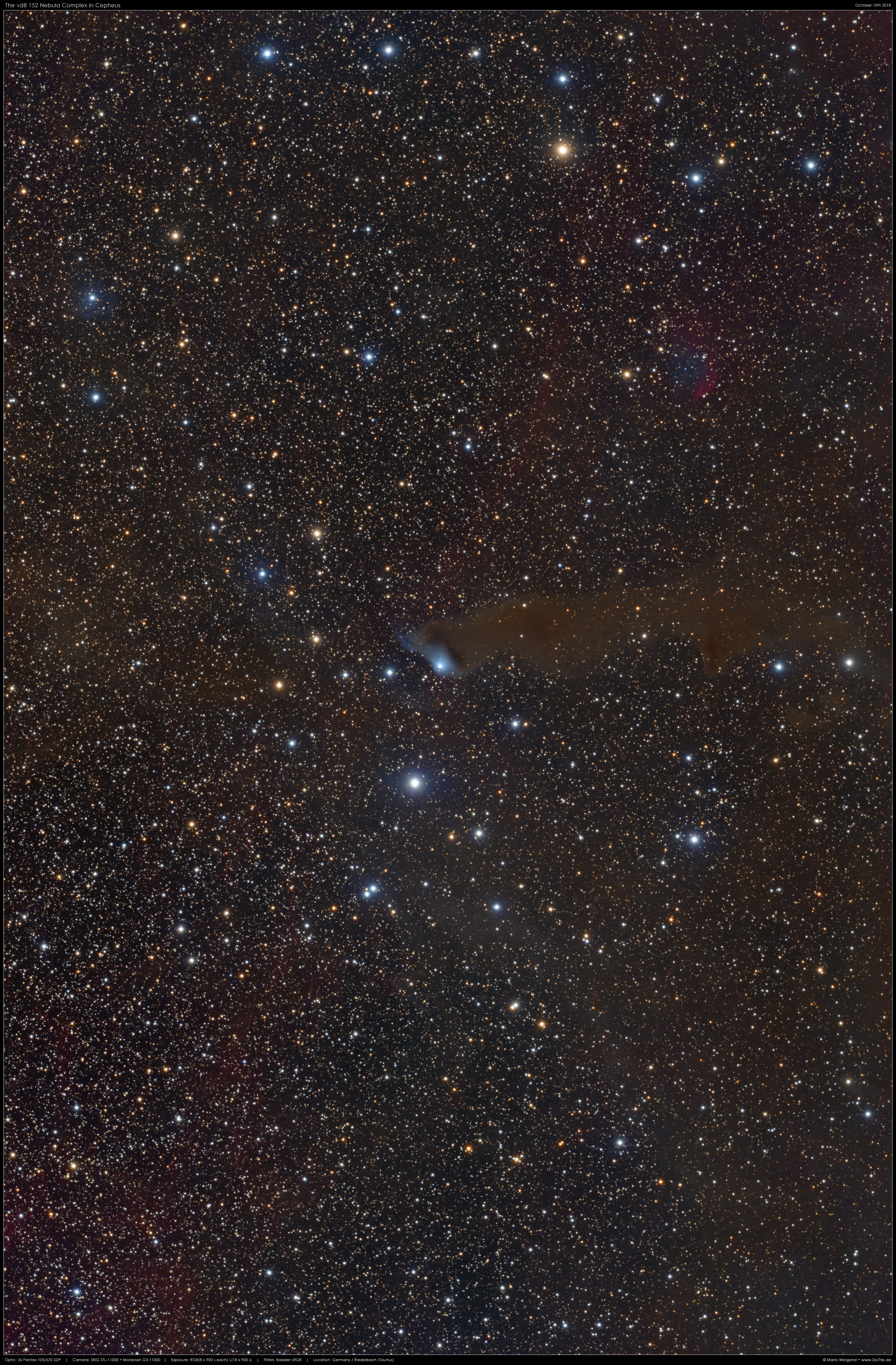 vdB 152 & Barnard 175 im Sternbild Cepheus