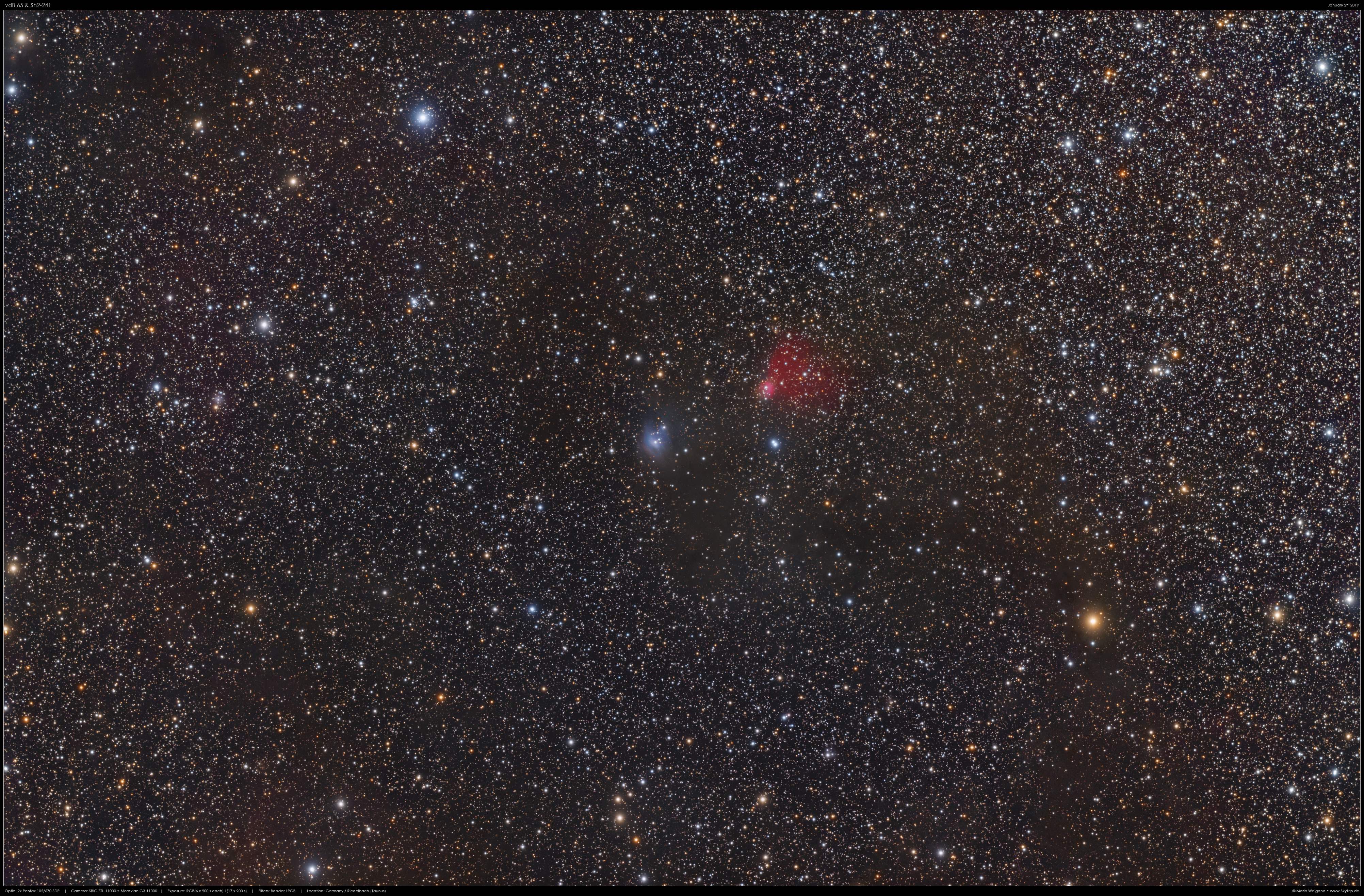 vdB 65 & Sh2-241 im sdstlichen Auriga