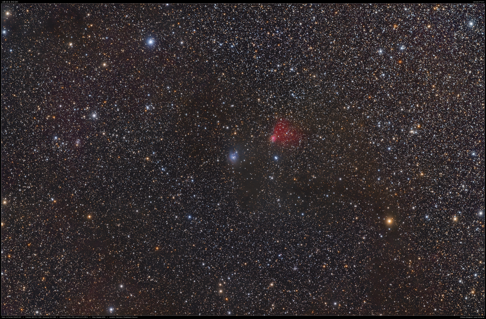 vdB 65 & Sh2-241 im sdstlichen Auriga