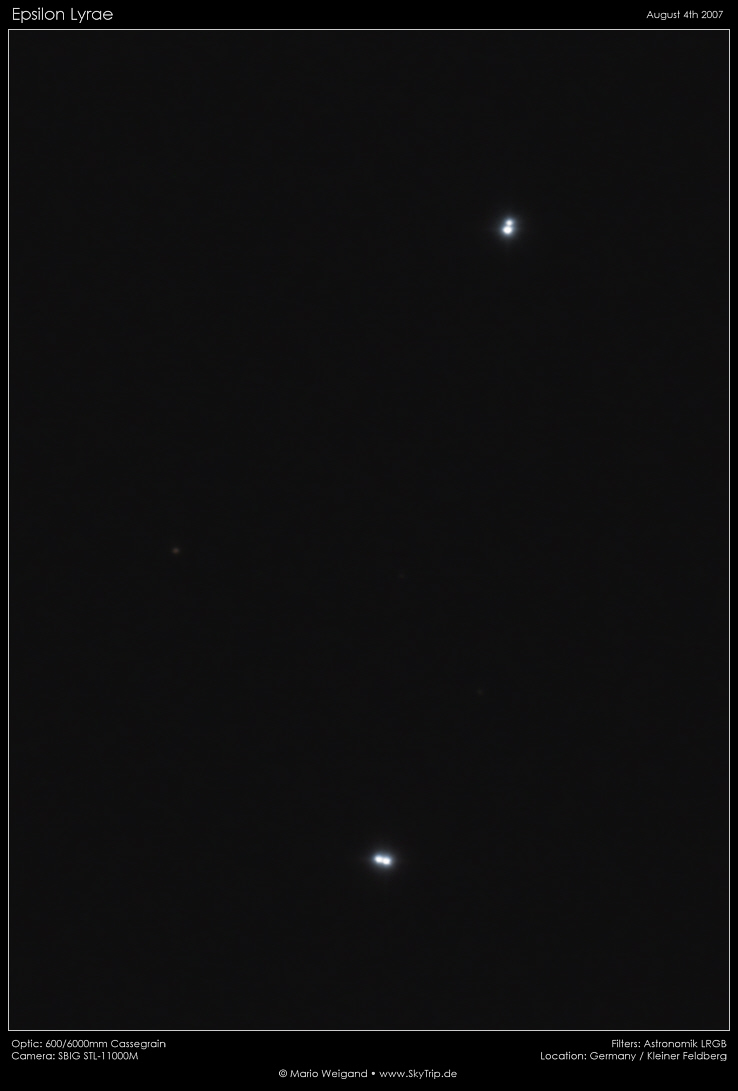 Epsilon Lyrae, Double-double