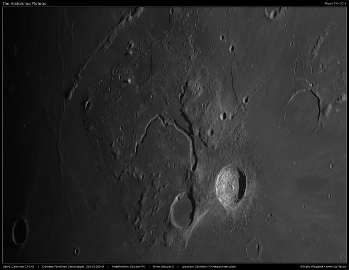 Krater Aristarchus, Vallis Schoeteri und mehr