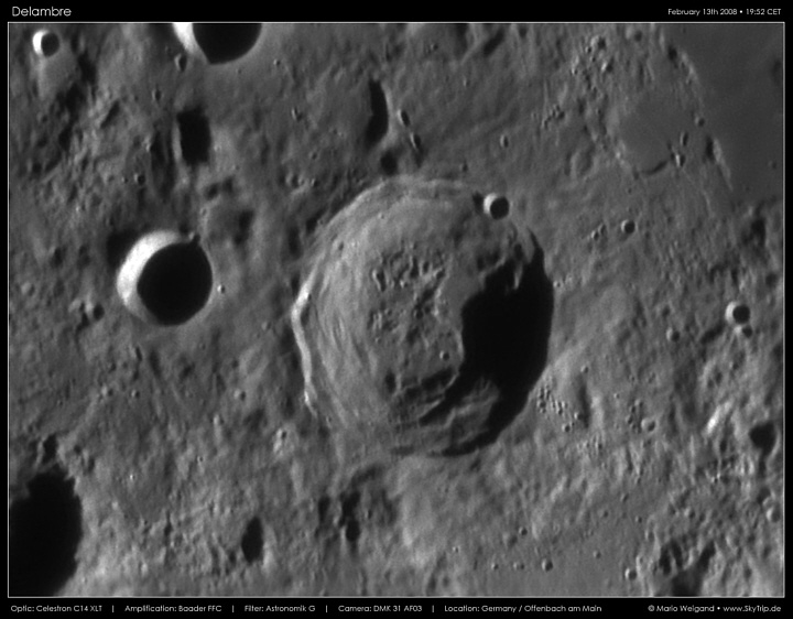 Mondfoto: Delambre