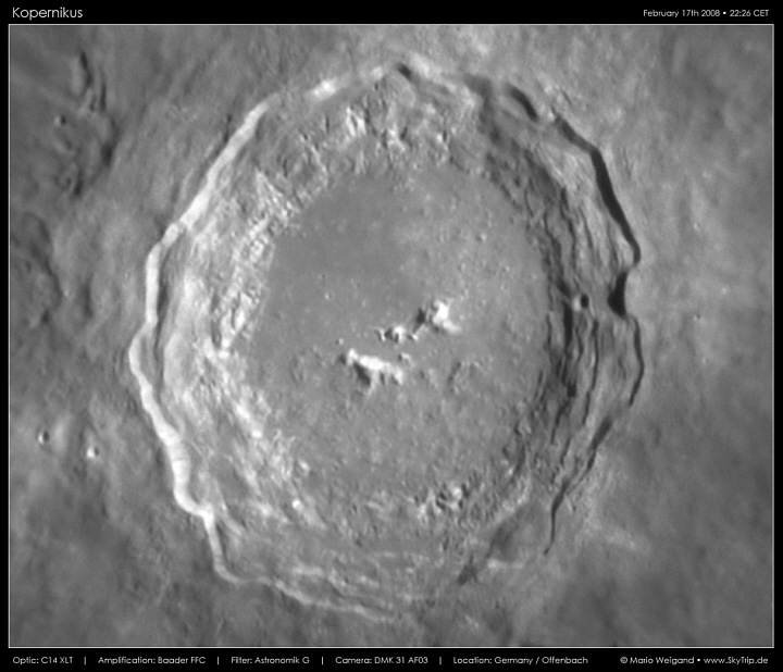 Mondfoto: Kopernikus