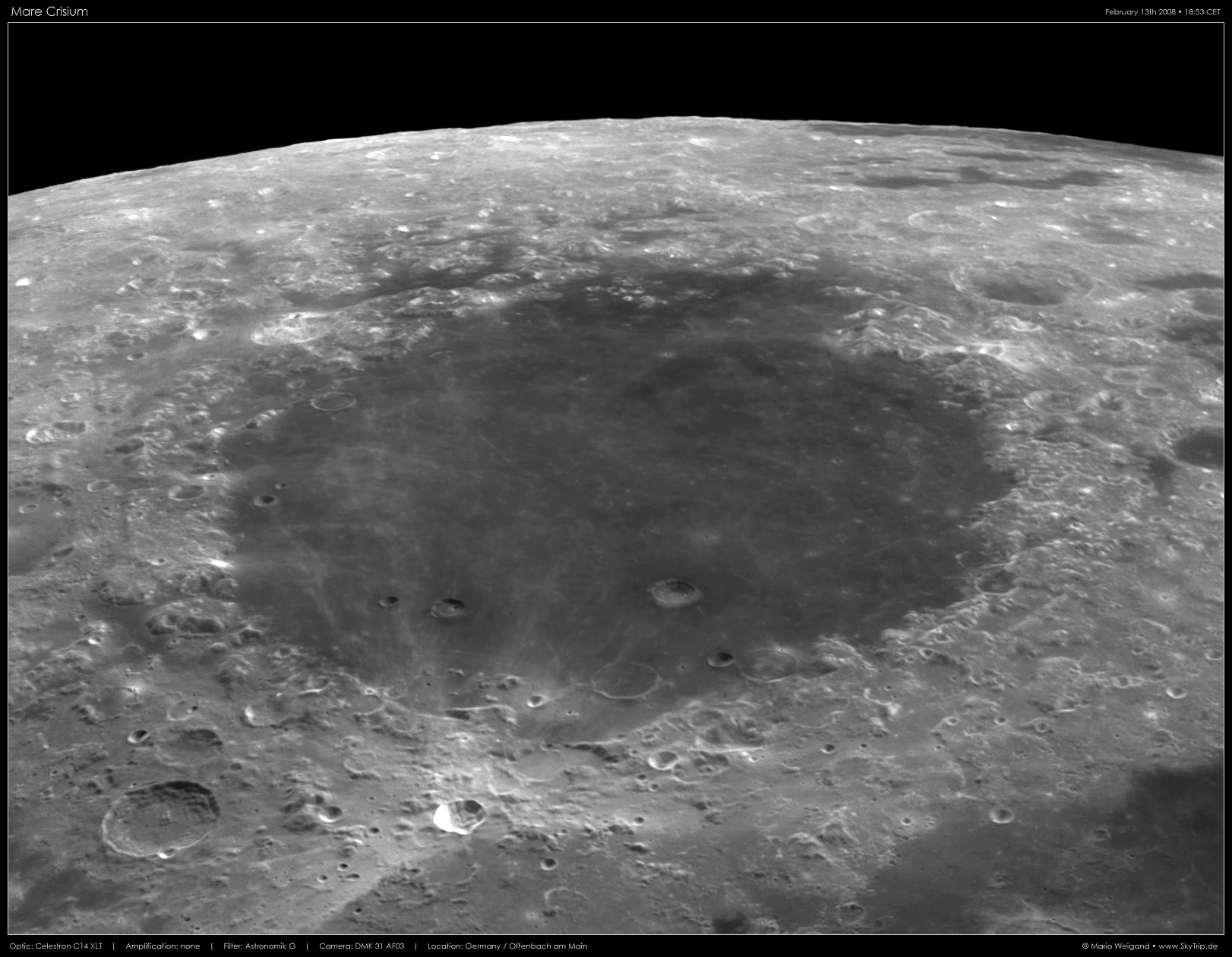 Mondfoto: Mare Crisium