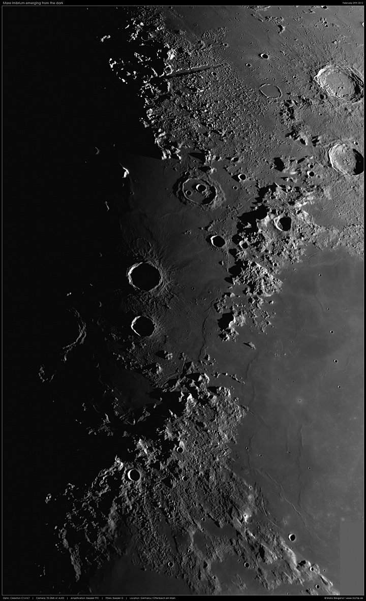 Spektakulrer Auftritt: Mare Imbrium