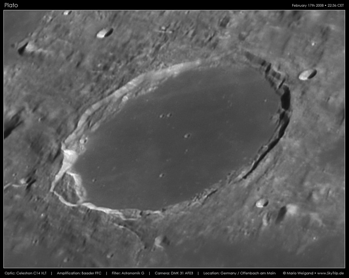 Mondfoto: Plato