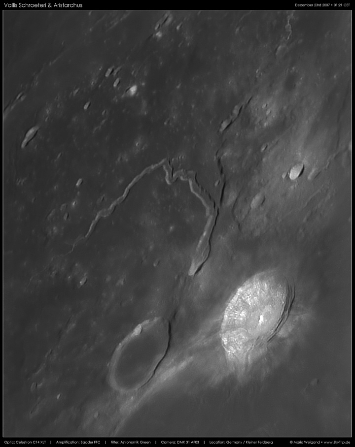 Mondfoto: Mondkrater Aristarchus