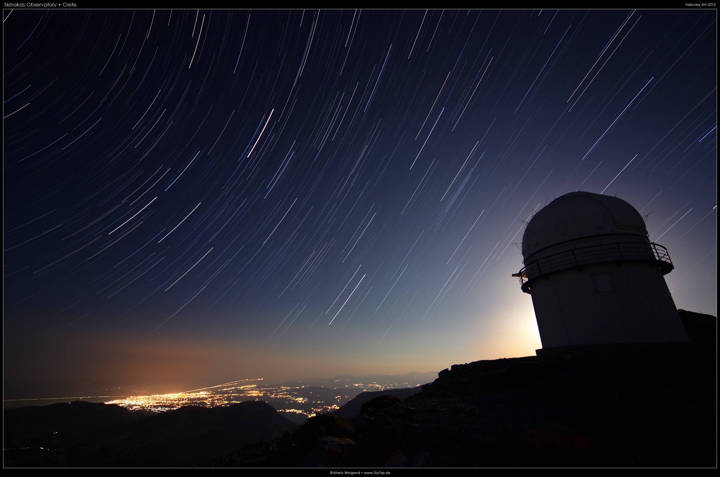 Das Skinakas Observatorium und Heraklion