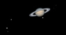 Saturn und Monde