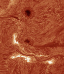 Flare (C3.6) in NOAA 12087