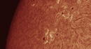 Sonnenfleckengruppen NOAA 12361 & 12362 (koloriert)