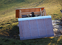 Meine Klappdachsternwarte in den Alpen