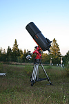 Das Celestron C14 XLT auf der 10Micron GM2000 QCI Montierung.